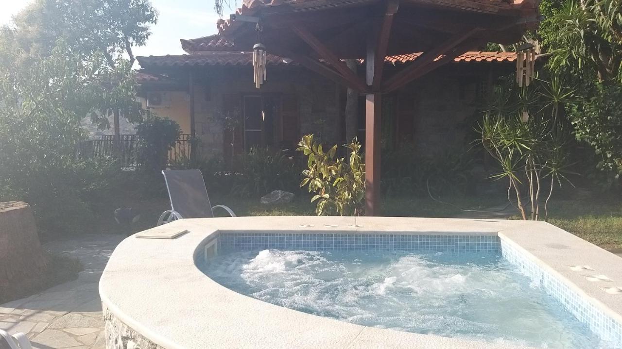 Villa Onar A Stone House With Amazing View Stoupa Exterior photo