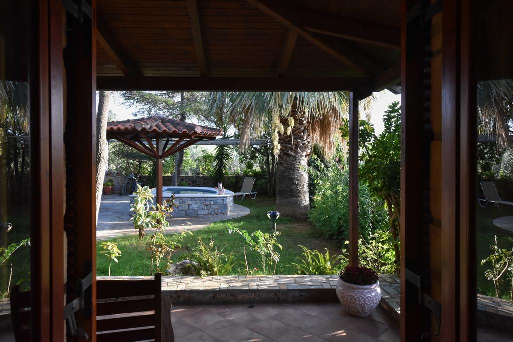 Villa Onar A Stone House With Amazing View Stoupa Exterior photo