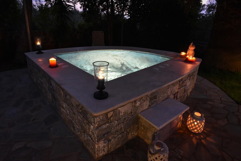 Villa Onar A Stone House With Amazing View Stoupa Exterior photo