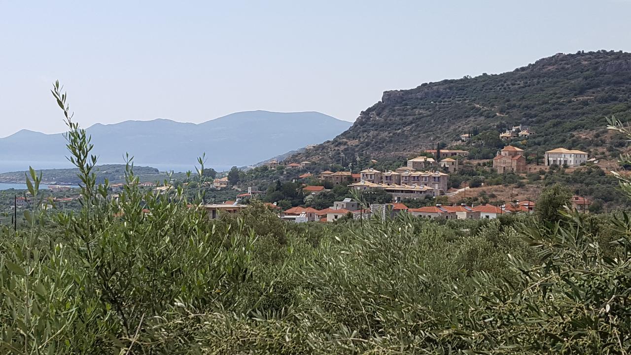 Villa Onar A Stone House With Amazing View Stoupa Exterior photo